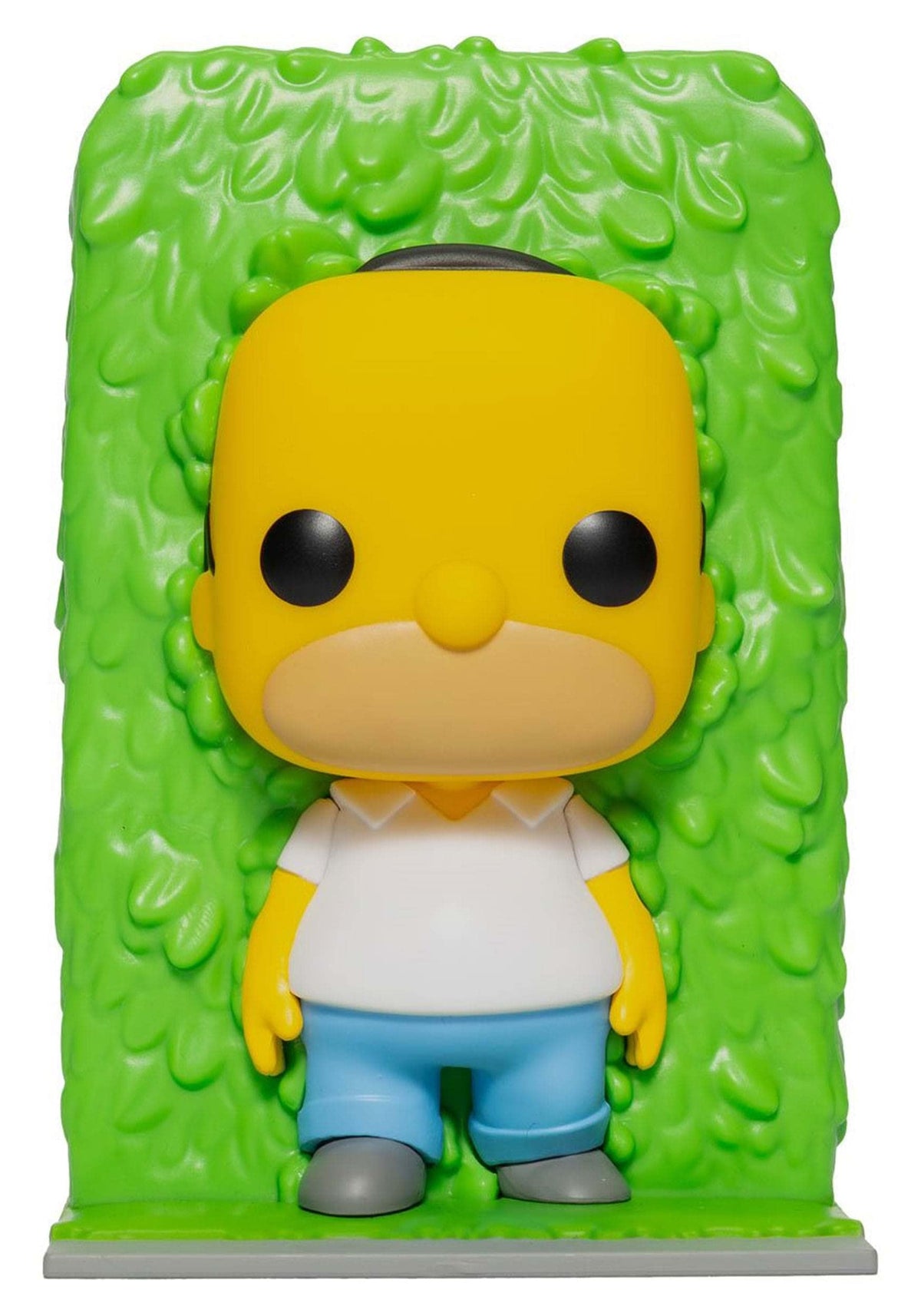 Funko Pop! Simpsons Homer hedges front view ideal for shelf display and collection