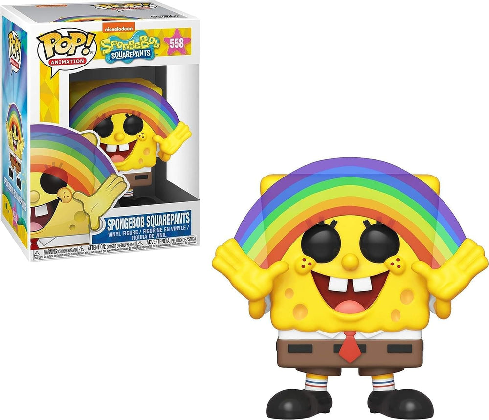 Funko Pop! Spongebob Rainbow window box shows collectible packaging suitable for gifting