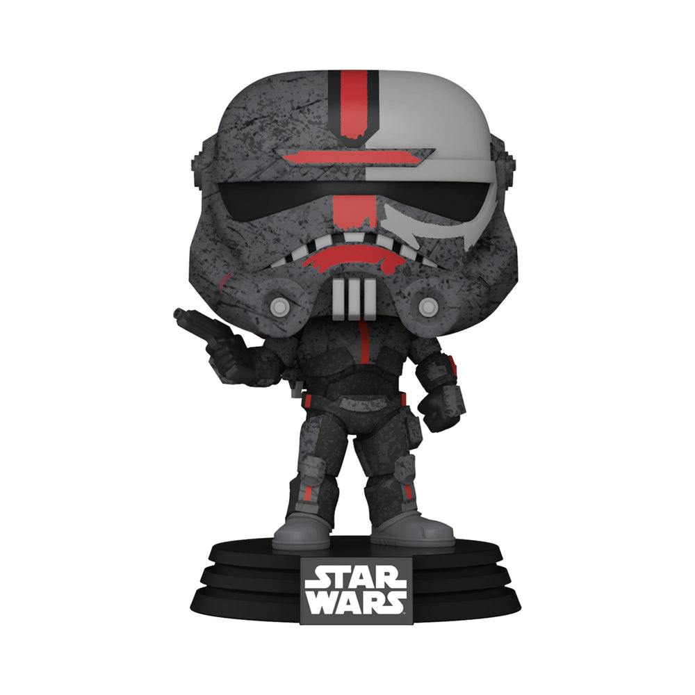 Boxed Funko Pop Star Wars Hunter packaging, ideal gift-ready item.