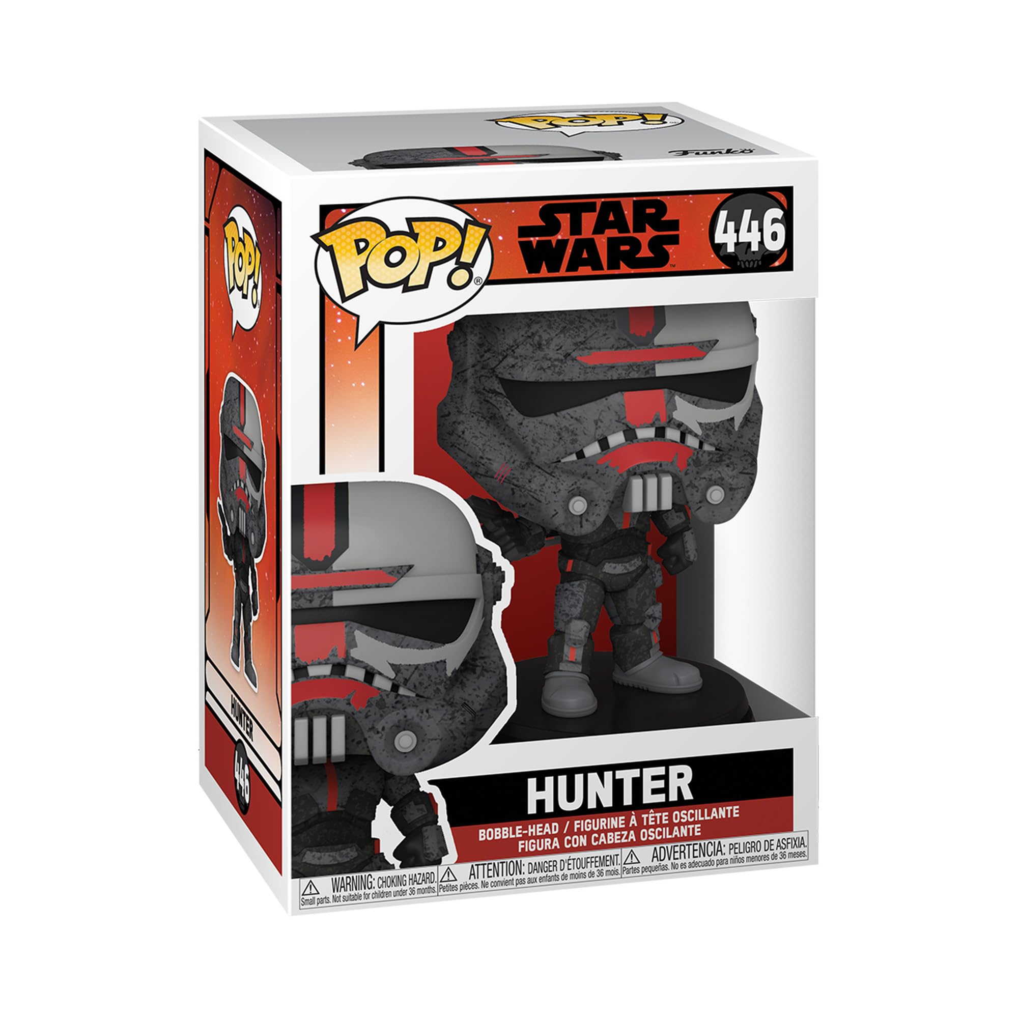 Funko Pop Star Wars Hunter figure ready for display and collection.