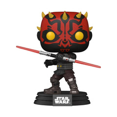 Funko Pop Darth Maul side view perfect for shelf displays and collections