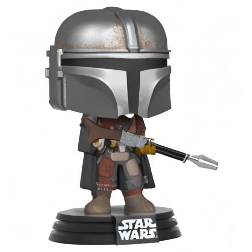 Funko Pop Star Wars Mandalorian statuette for devoted collectors.