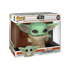 Funko Pop! The Child Grogu 10-inch figure ready for display on a shelf