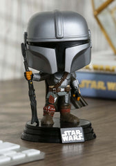 Funko Pop! Mandalorian window display box supports secure shelf display and gifting