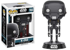 Funko Pop Star Wars Rogue One K-2SO front view, ideal for display