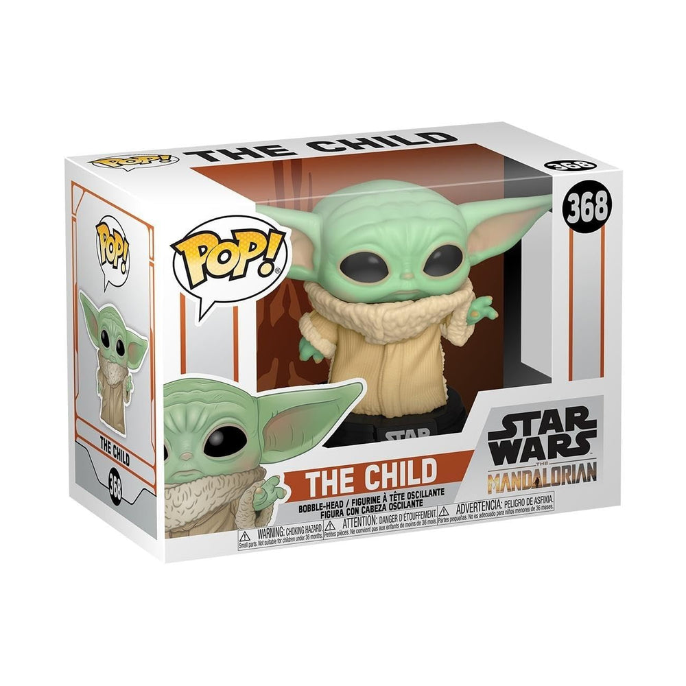 Funko Pop The Child figure ready for display on a shelf for collectors
