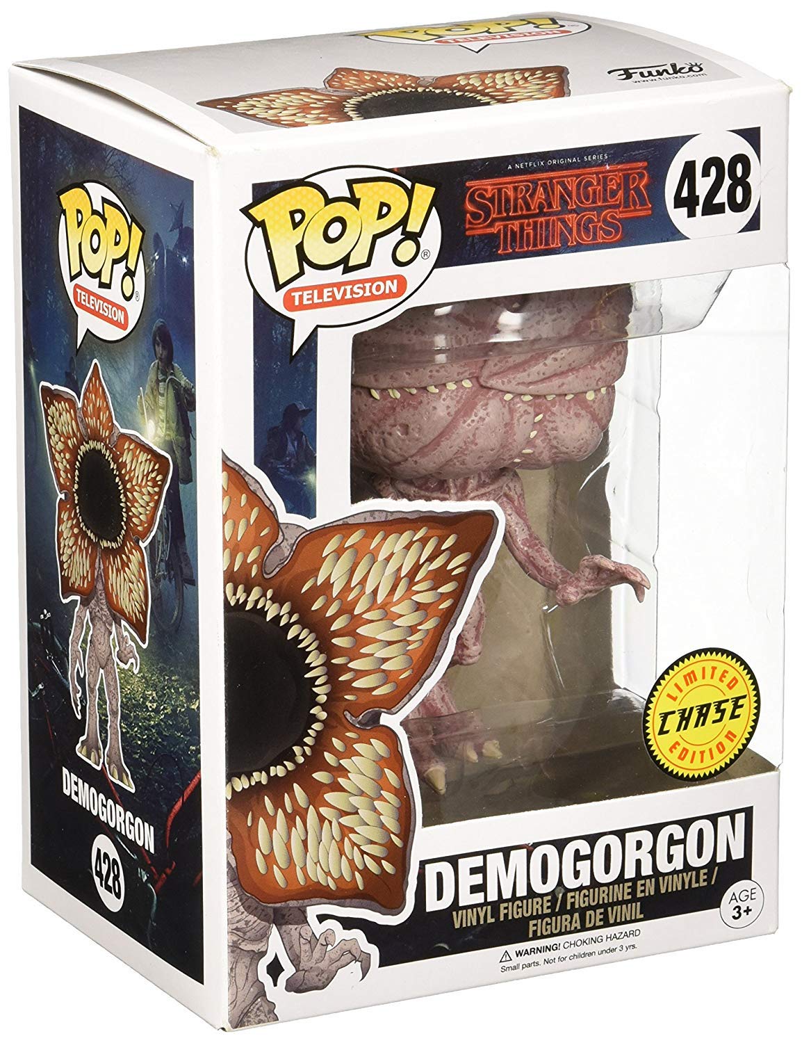 Funko Pop! Stranger Things Demogorgon Chase 3.75-inch figure ready for shelf display.