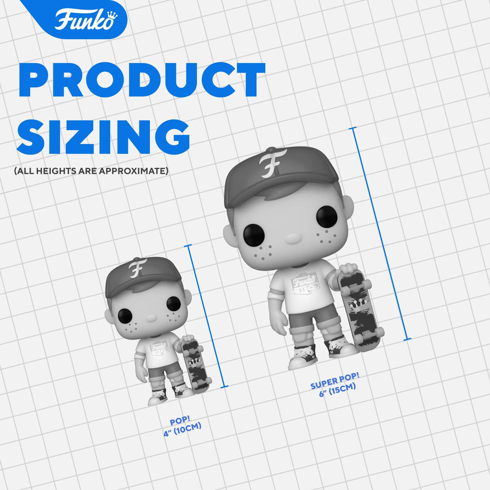 Funko Pop! Super 5-8 inch vinyl captures a compact, collectible centerpiece for desks.
