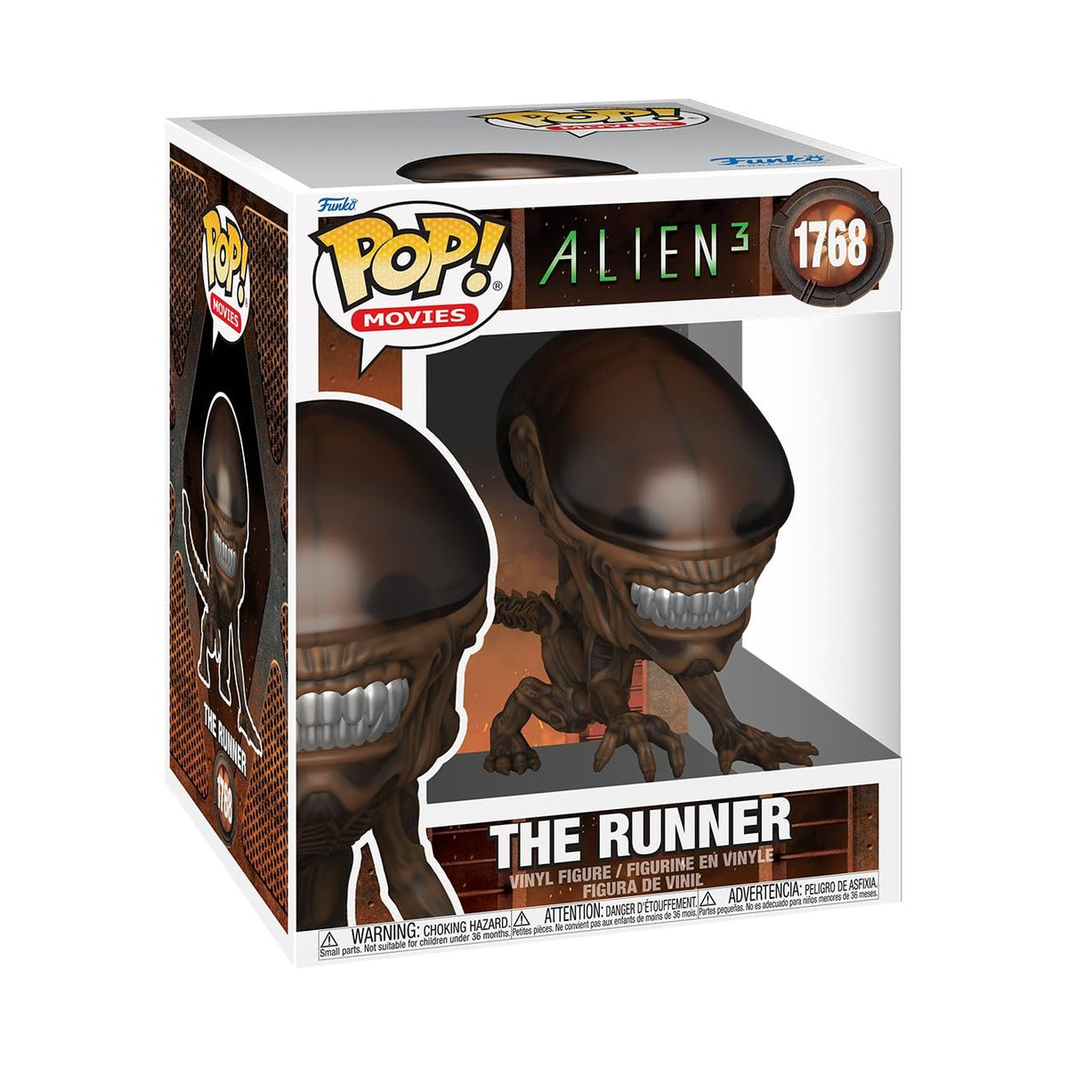Funko Pop Super Alien 3 Xenomorph The Runner figure—ideal for display and collecting.
