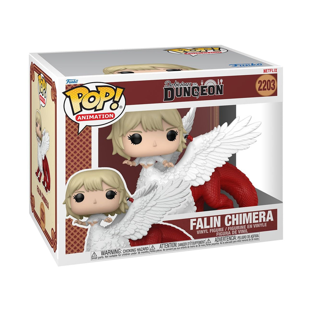 Funko Pop! Super Falin Chimera front view on display shelf