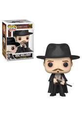 Funko Pop Tombstone Doc Holiday figure, front view, ideal for display shelves and collectors.