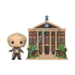 Doc with Clock Tower window box enables attractive shelf display.