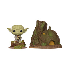 Funko Pop! Town Yoda's Hut collectible adds vivid colors to any shelf.