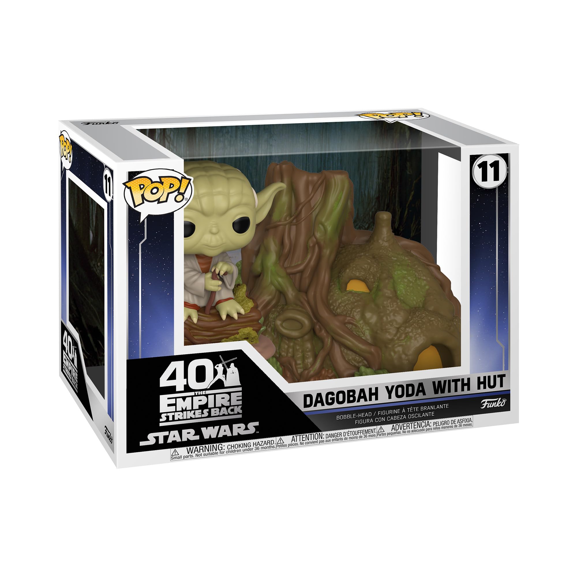 Funko Pop! Town Yoda's Hut figure for a standout shelf display.