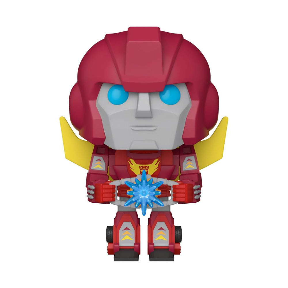 Classic Transformers Hot Rod Funko Pop figure ideal for shelves.