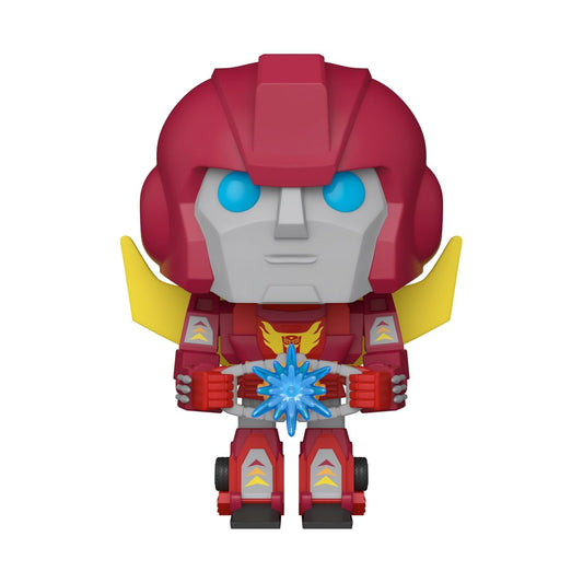 Classic Transformers Hot Rod Funko Pop figure ideal for shelves.
