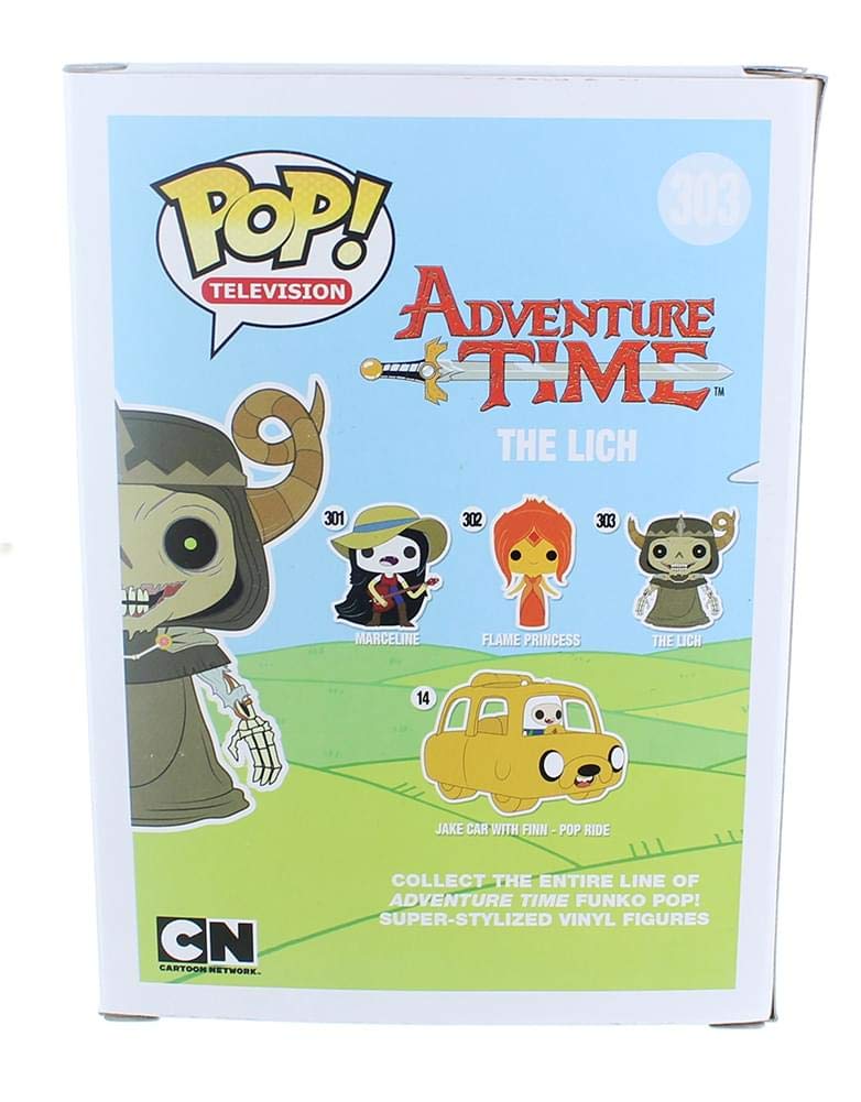 Funko Pop TV Adventure Time Lich King back detail for fans and collectors