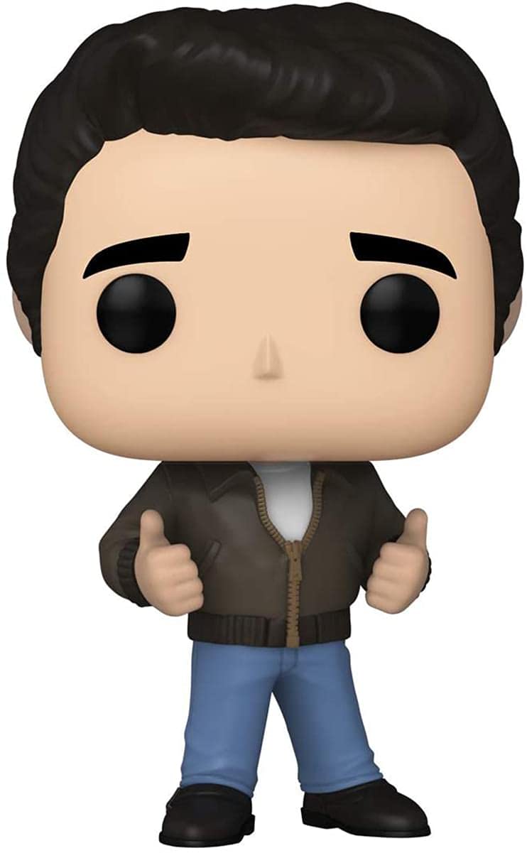 Funko Pop! TV Fonzie front view figure for shelf display and collection.
