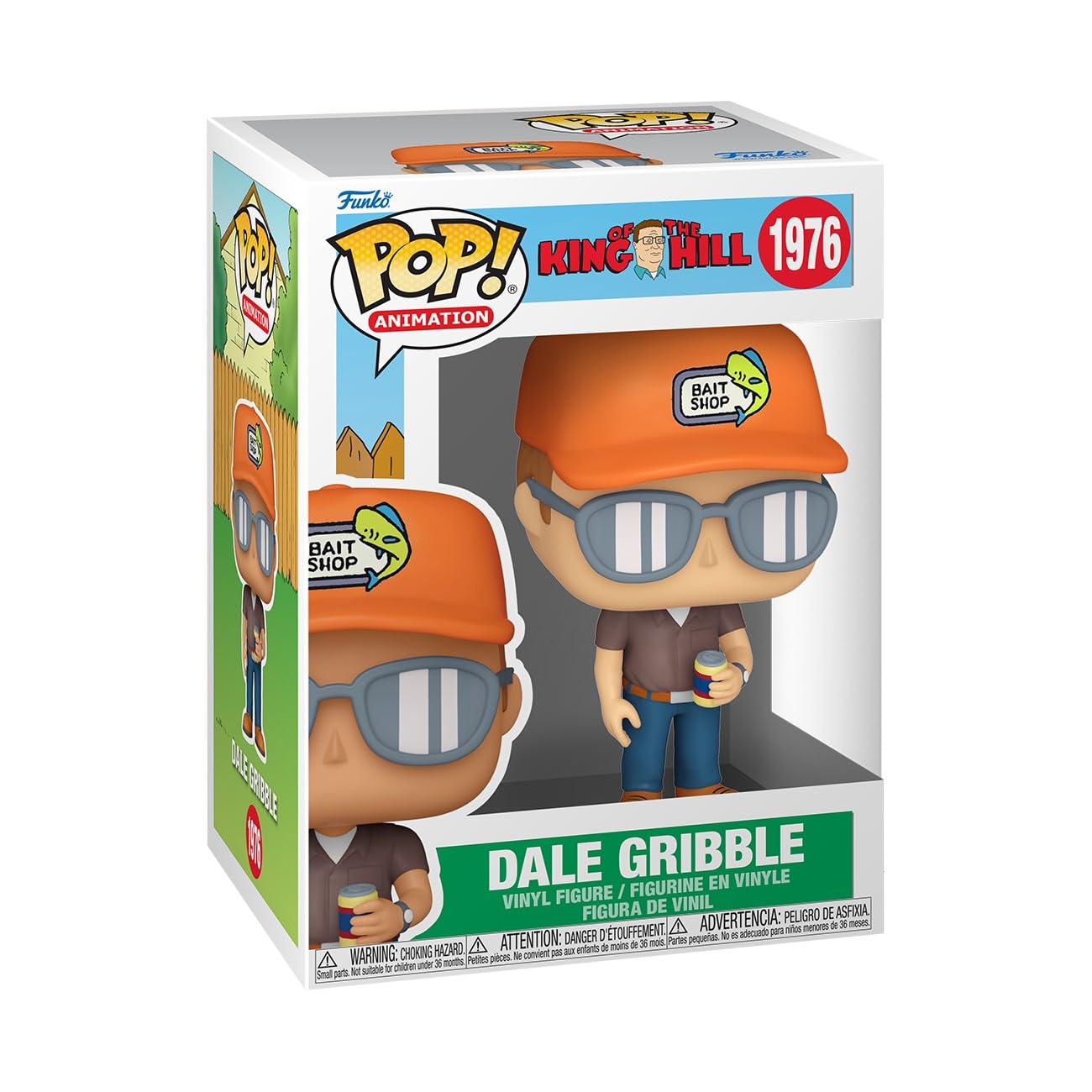 Funko Pop! TV Dale Gribble figure for display and collection.