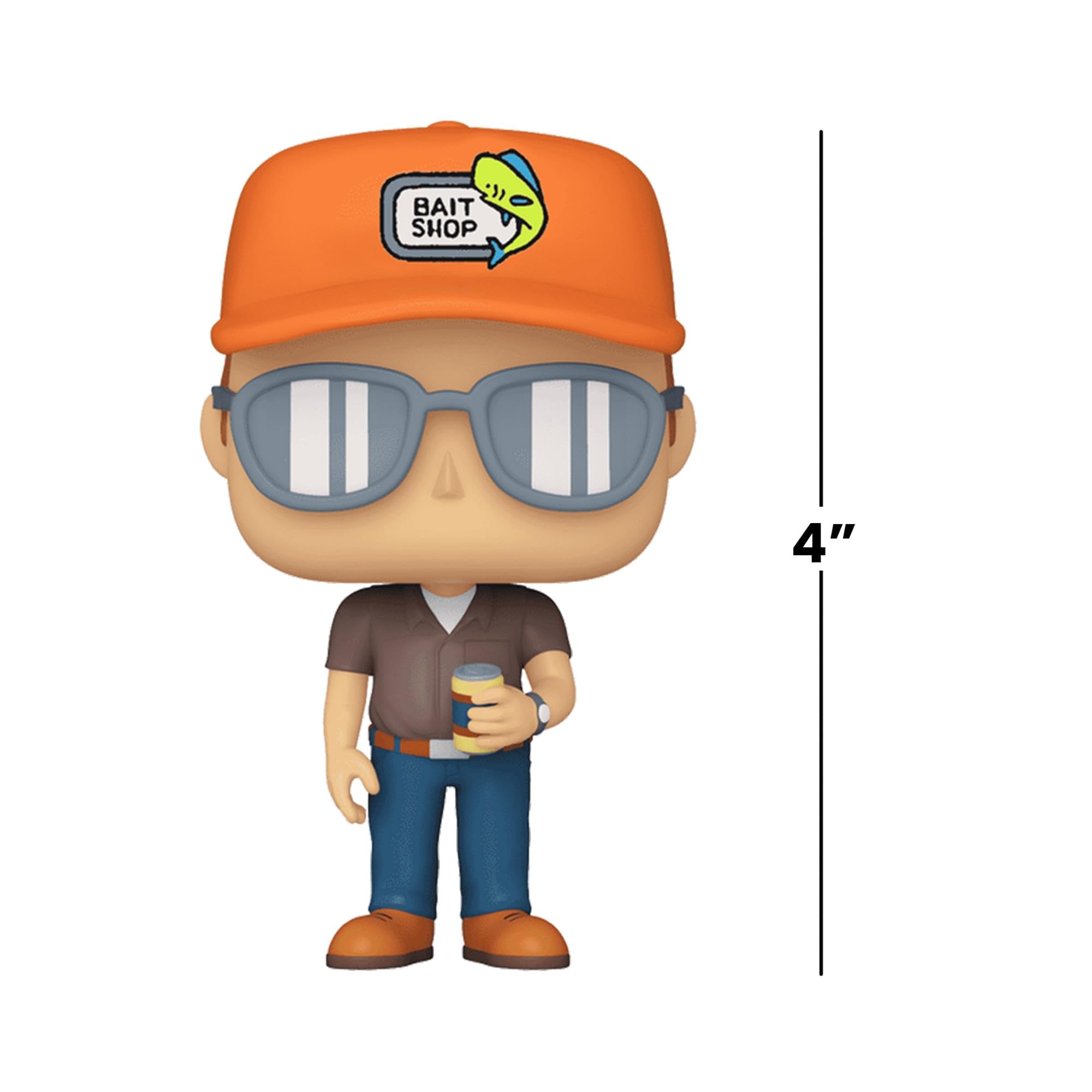 Funko Pop! TV Dale Gribble display piece enhances the King of the Hill lineup.
