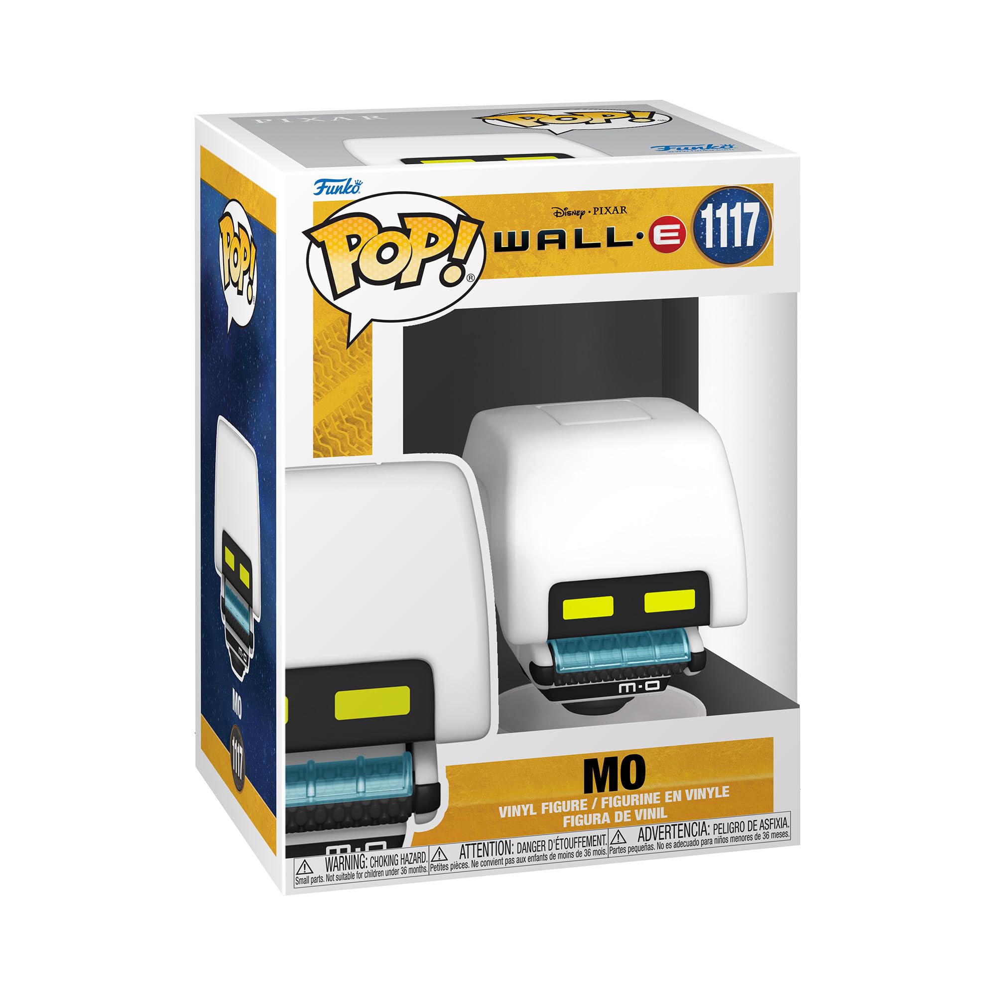 Funko Pop Wall-E M-O with Chase box front view for display ready charm