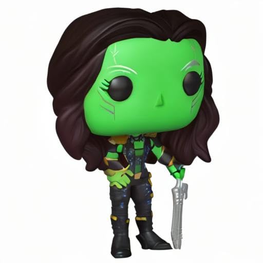 Diorama-ready Funko Pop What If Gamora Daughter of Thanos for display setups.