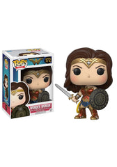 Funko POP Wonder Woman Movie figure in heroic stance for display