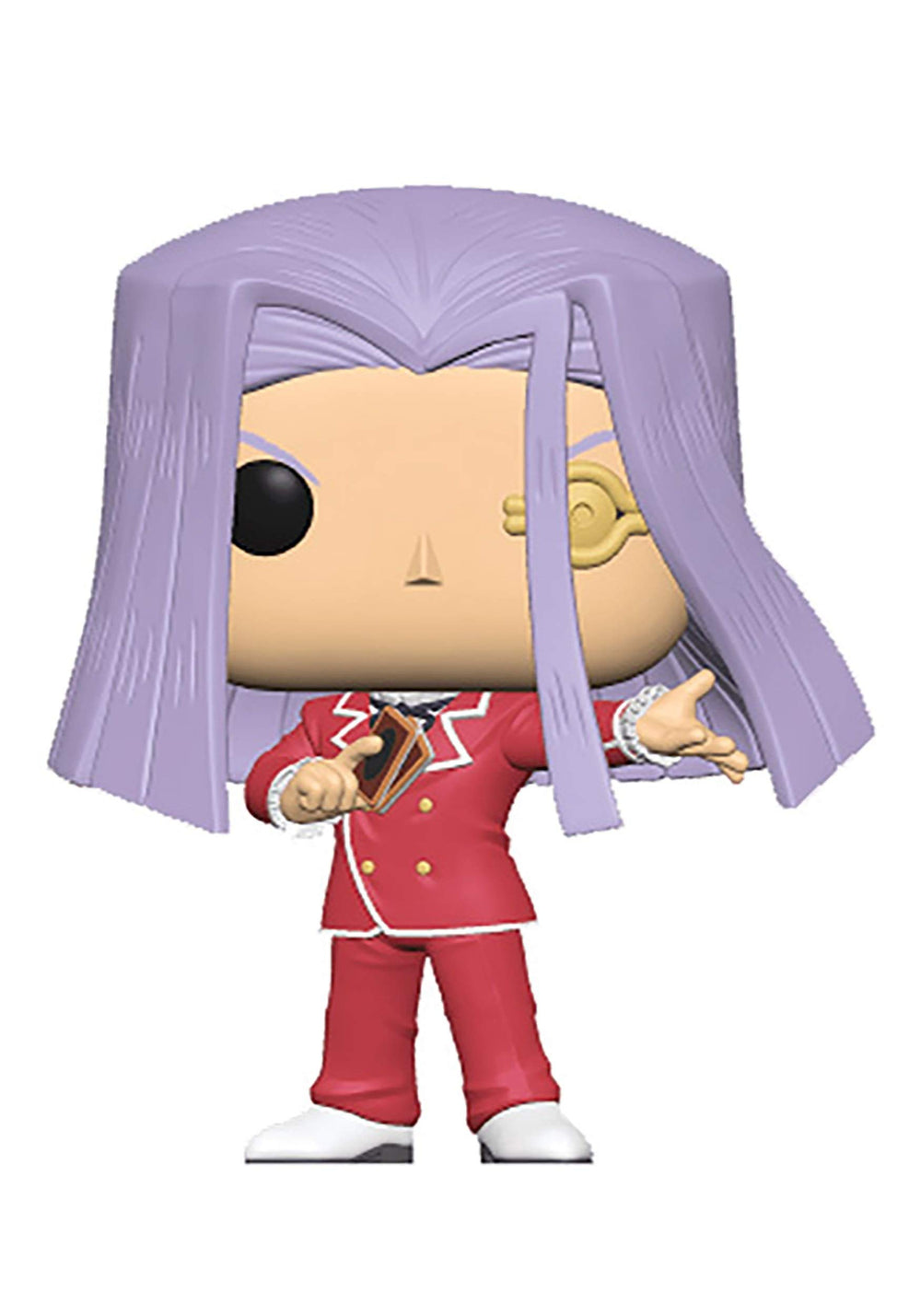 Funko Pop Maximillion Pegasus close-up with cards, ideal for display and collection.