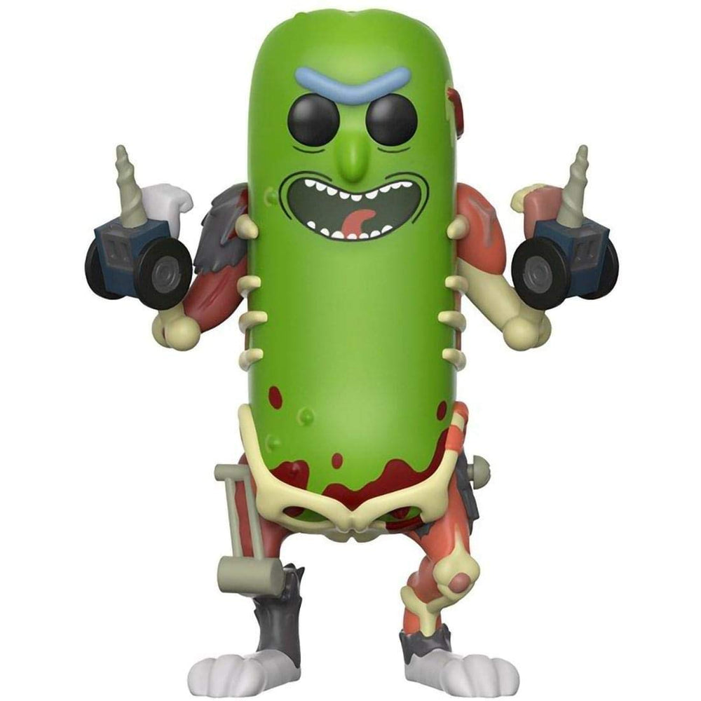 Funko POP Pickle Rick window box packaging for gifts.