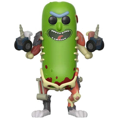 Funko POP Pickle Rick window box packaging for gifts.