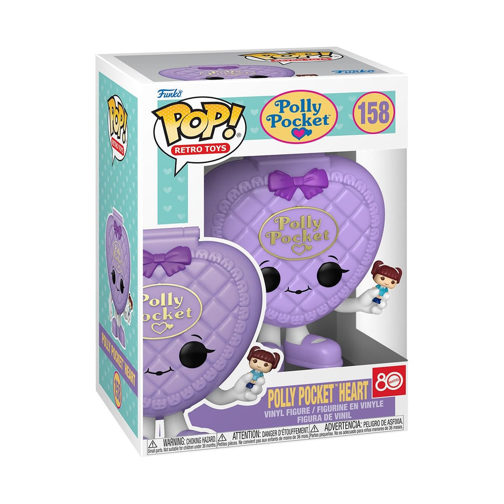 Funko Pop Polly Pocket Heart front view ideal for shelf display.