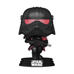 Funko Purge Trooper bobblehead, side view, perfect accent for shelves and desk displays.