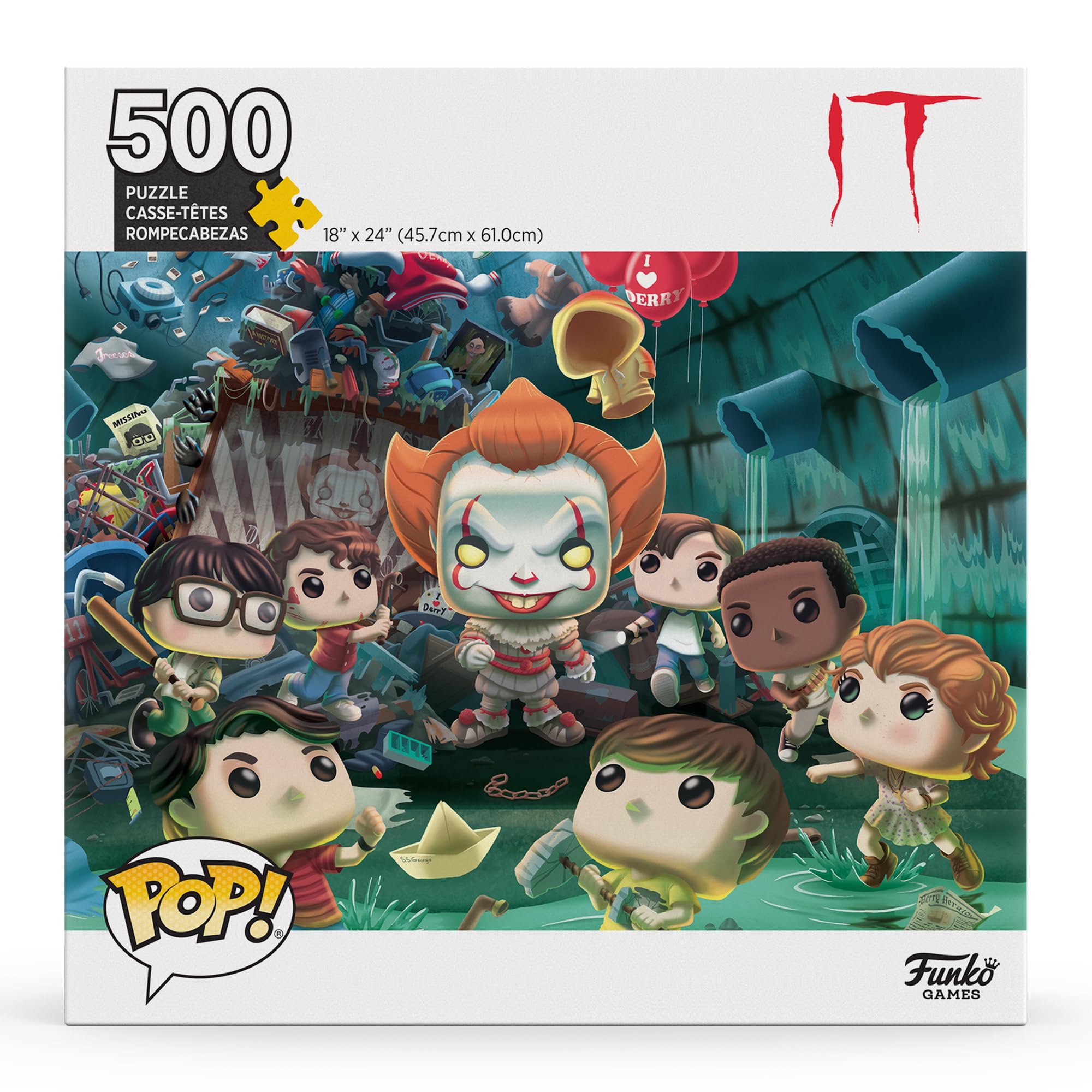 Funko Puzzle It character art featuring iconic favorites ready to assemble for family game night.