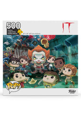 Funko Puzzle It completion scene shows a vibrant finish after finishing.