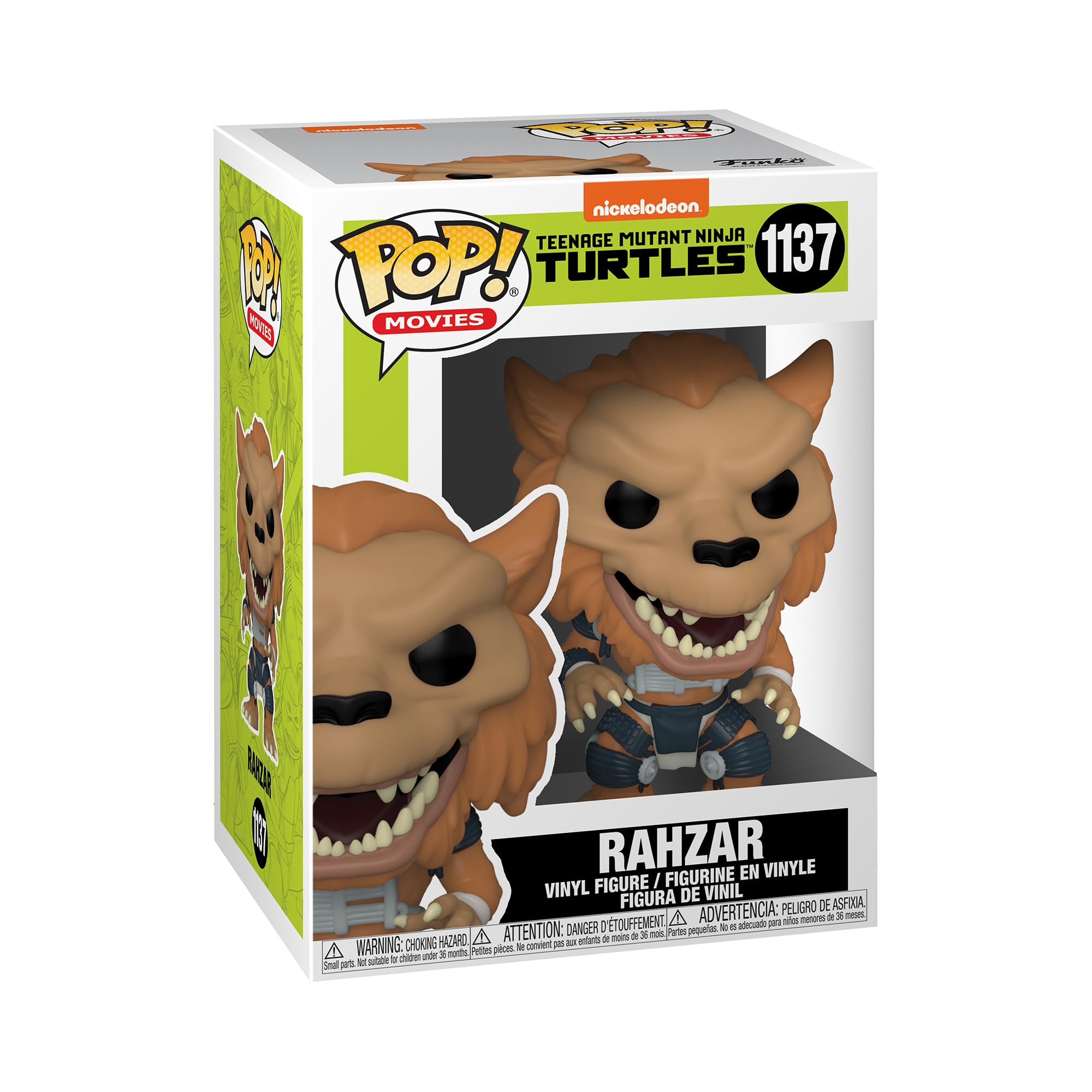 Funko Rahzar Pop! figure front view for TMNT shelf display