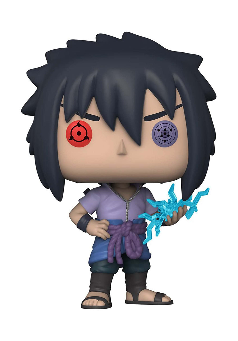 Funko Sasuke Uchiha Pop Protector keeps the display safe and pristine.