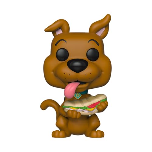 Funko Scooby Doo with Sandwich figure side view ideal for shelf displays.