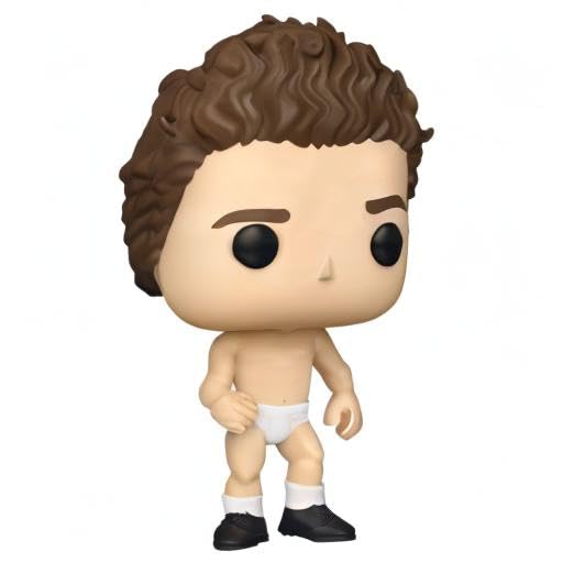 Funko Seinfeld Kramer in Underwear on shelf, invites fan nostalgia.