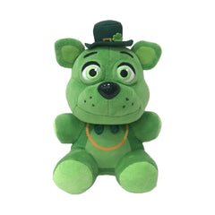 Funko Shamrock Freddy plush face close-up shows soft fur and collectible charm.