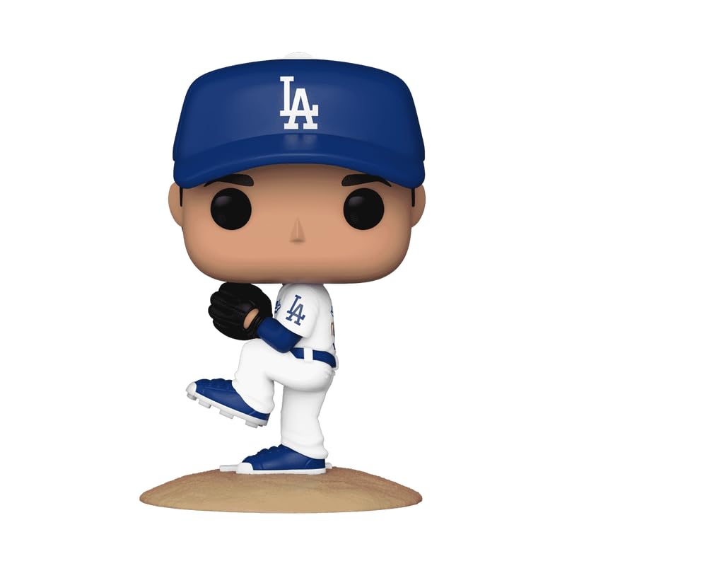 Funko Shohei Ohtani vinyl figure enhances shelves or desks.
