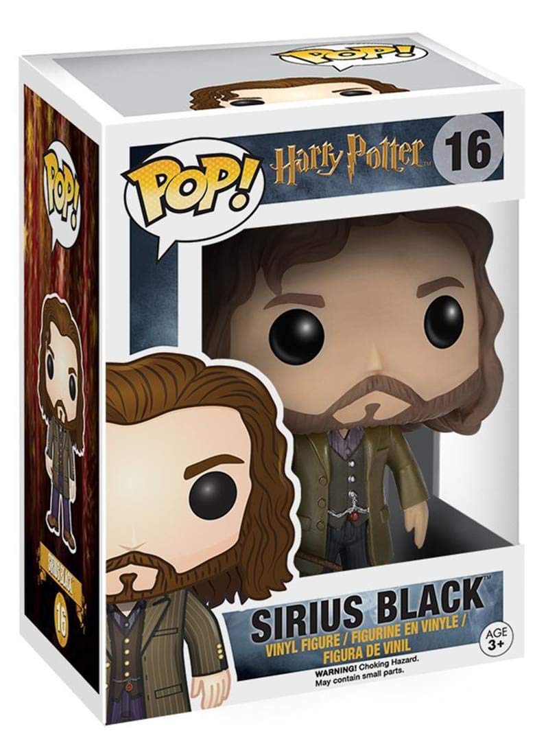 Funko Sirius Black POP vinyl figure front view for display-ready shelves.
