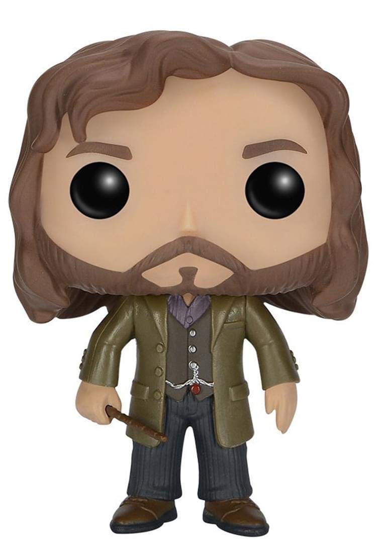 Funko Sirius Black POP vinyl figure in window box, ideal for collectors.