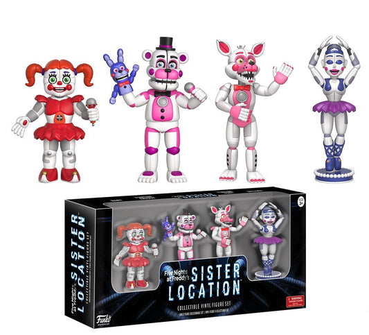 Funko Sister Location Set 1 figures pack ready for shelf display.