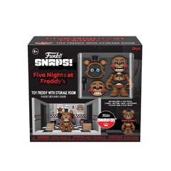 Funko Snaps Freddy storage room playset for compact display and creative customization.