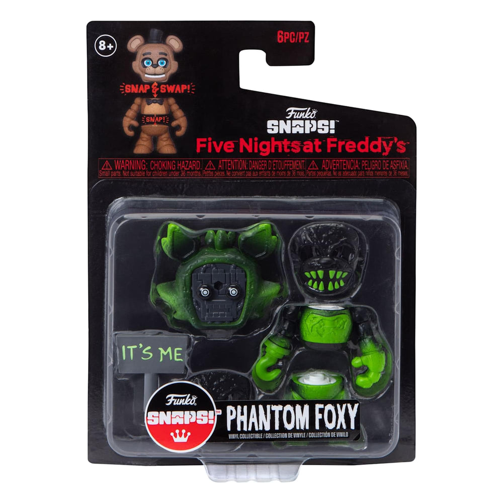 Funko Snaps Phantom Foxy face A for customizable expression