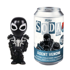Funko SODA Agent Venom figure front view ideal for desk display