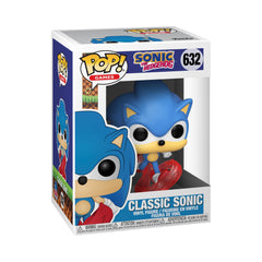 Funko Pop! Sonic running hedgehog figure for shelf display and collector showcases.