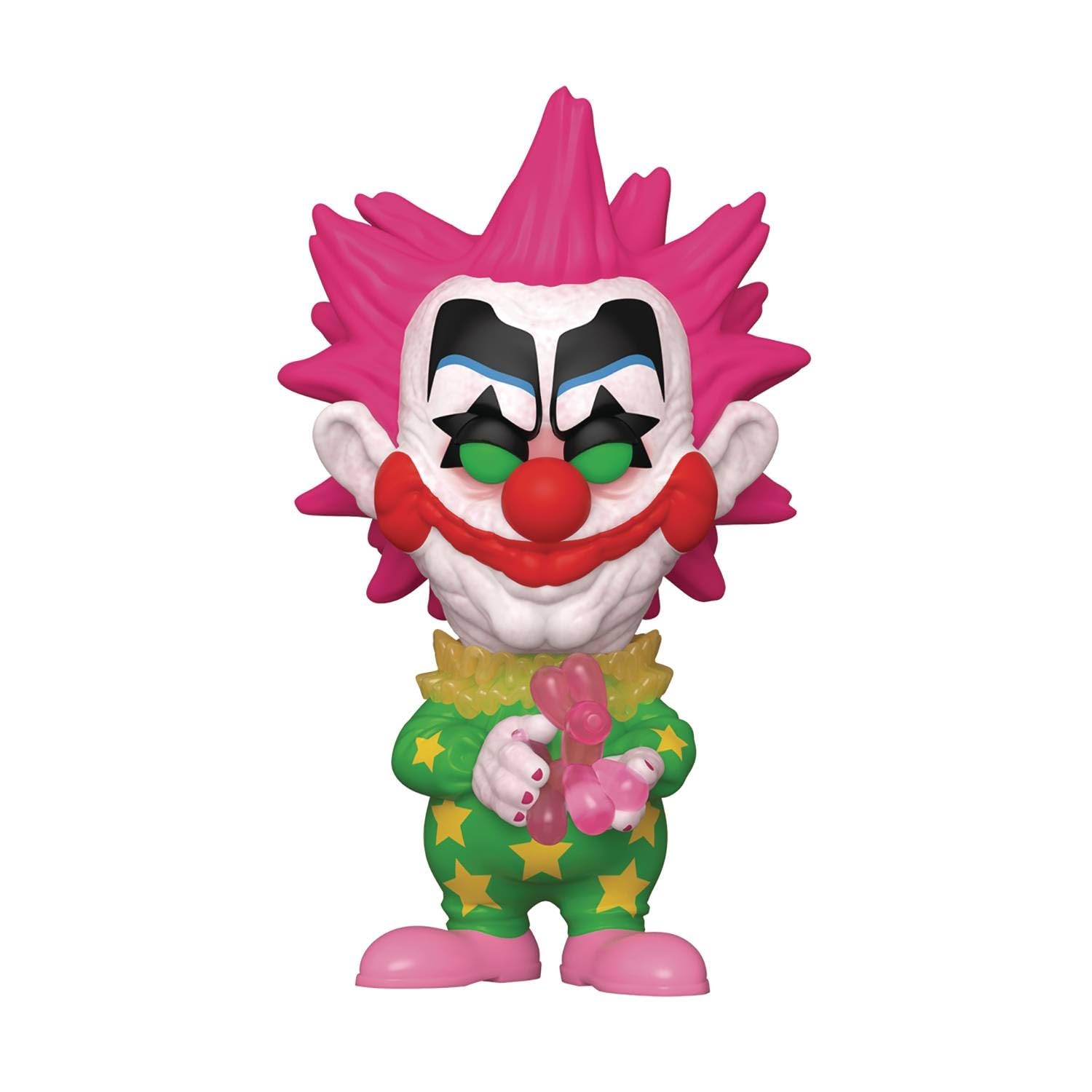 Funko Spikey Killer Klowns figure, a colorful POP display piece for collectors and shelf styling