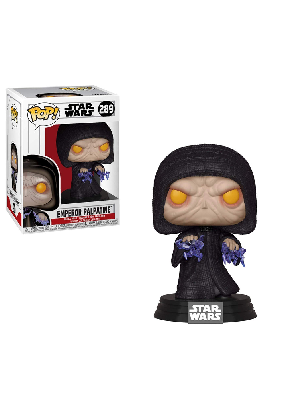 Funko Star Wars Emperor Palpatine POP figure, ideal for display and collection