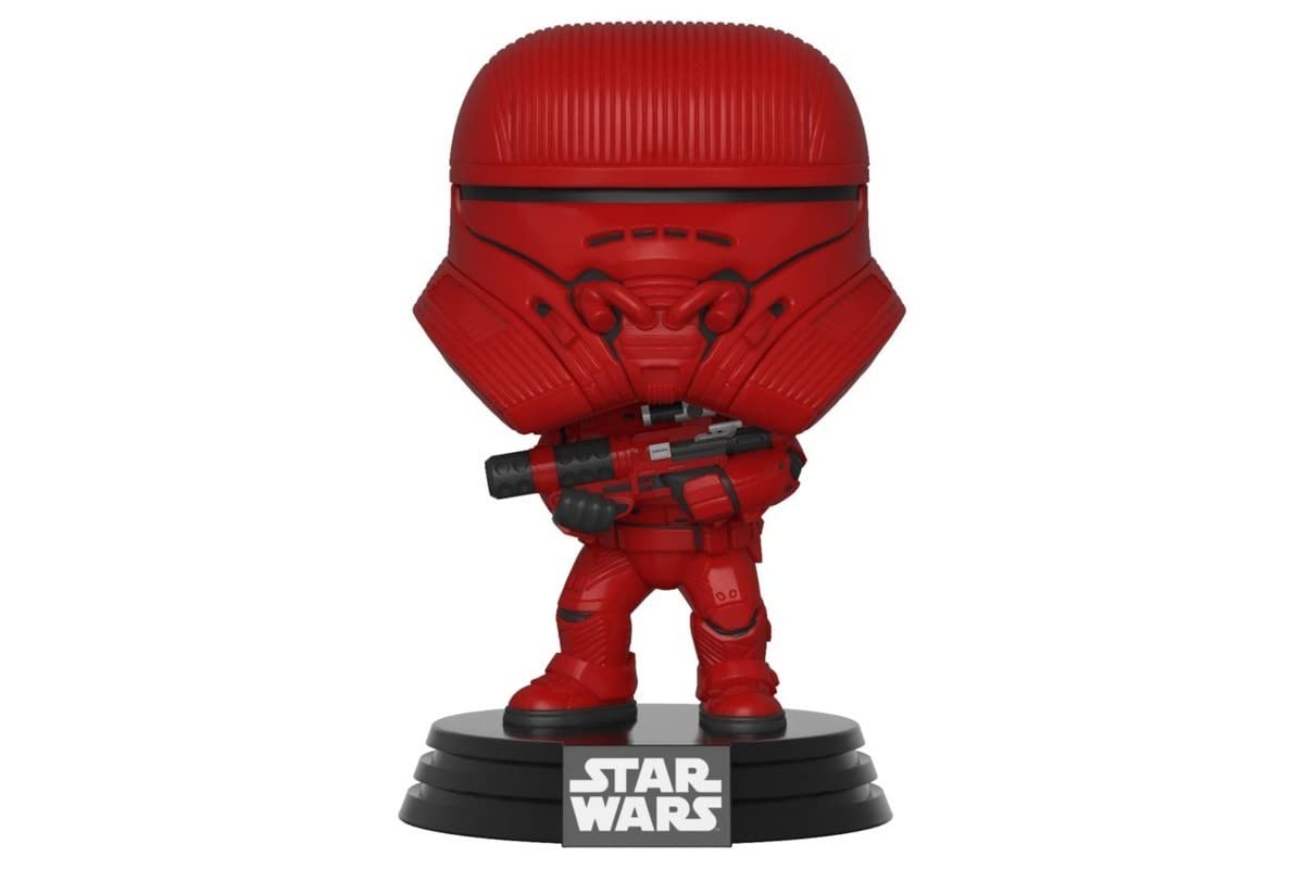 The Funko Star Wars Sith Jet Trooper front view, ideal for display and collection.